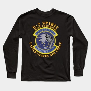 b2 spirit stealth bomber alaska Long Sleeve T-Shirt